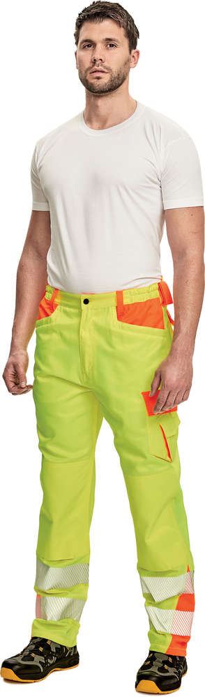 Červa LATTON kalhoty žlutá/oranžová vel.60