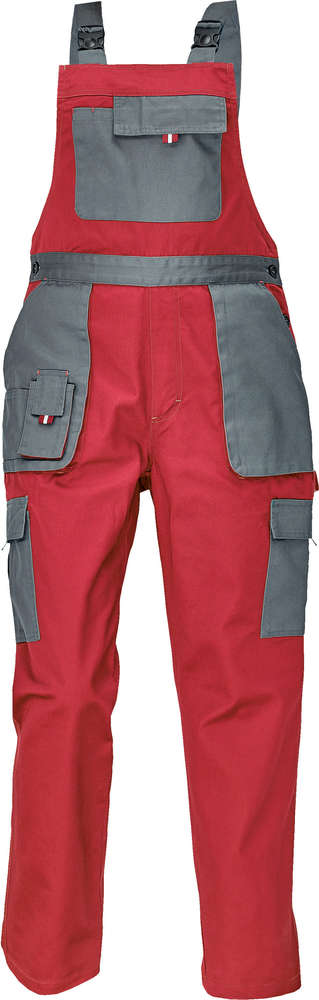 Červa MAX EVO LADY kalhoty lacl červená/šedá 52