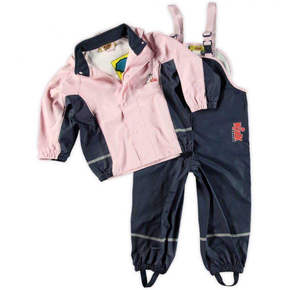 Kixx dětský oblek PU růžová 116