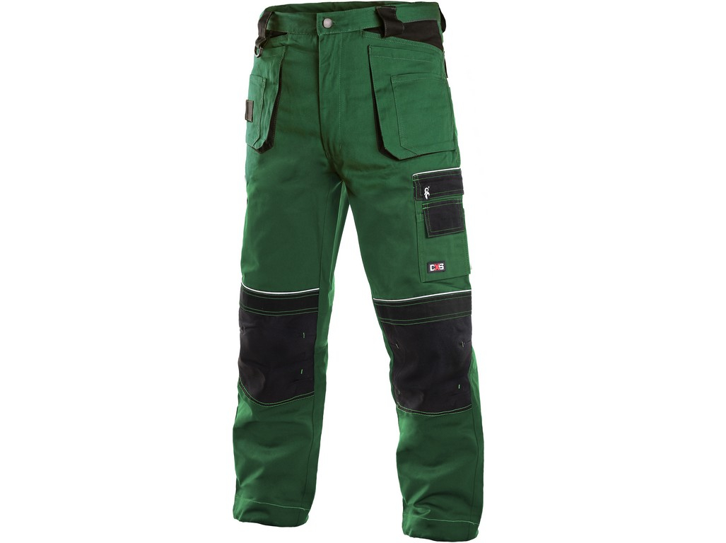 CXS Pánské kalhoty ORION TEODOR, zeleno-černé, vel. 54