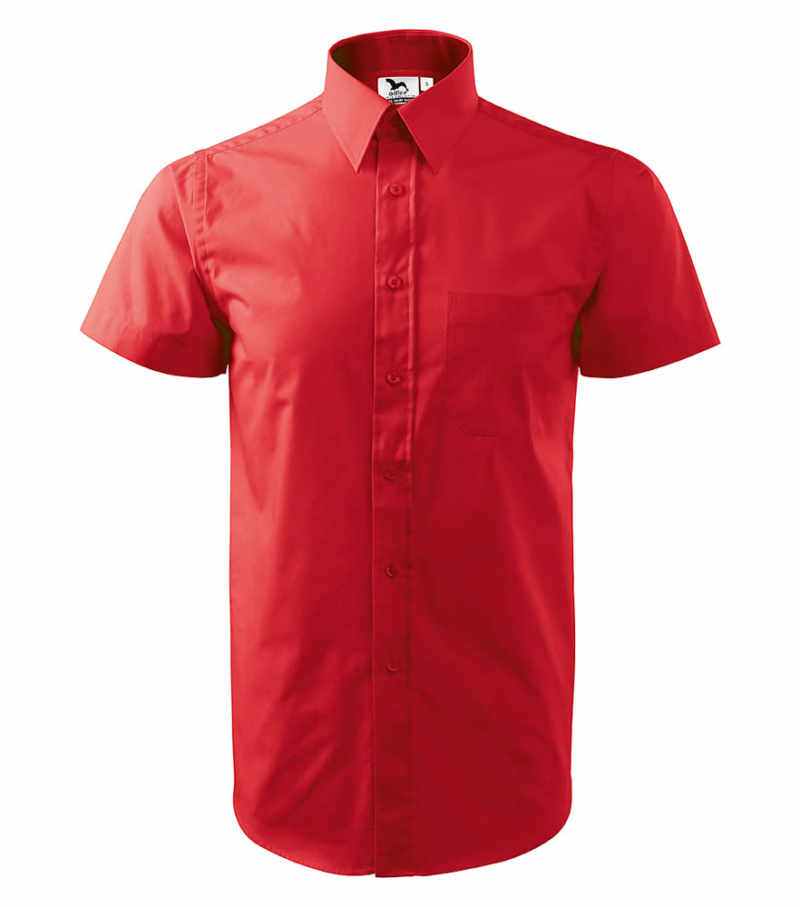 Malfini 207 Košile pánská Shirt short sleeve černá XXL