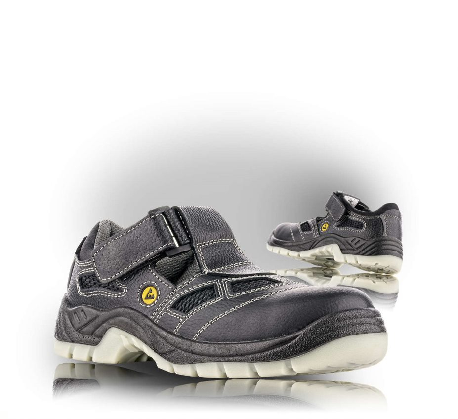 VM Footwear Sandál bezpečnostní ESD S1 BERN černá vel.48