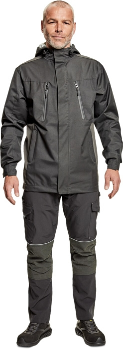 CRV NULATO softshellová bunda šedá vel.XL