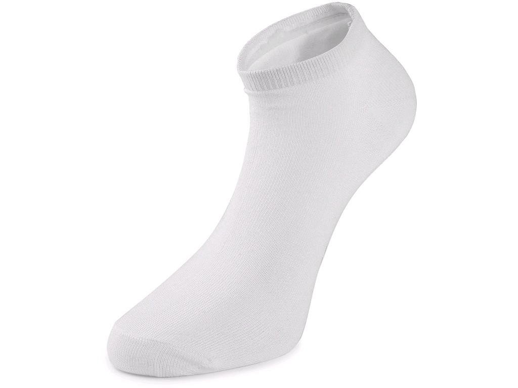 CXS Ponožky NEVIS, nízké, bílé, vel. 39