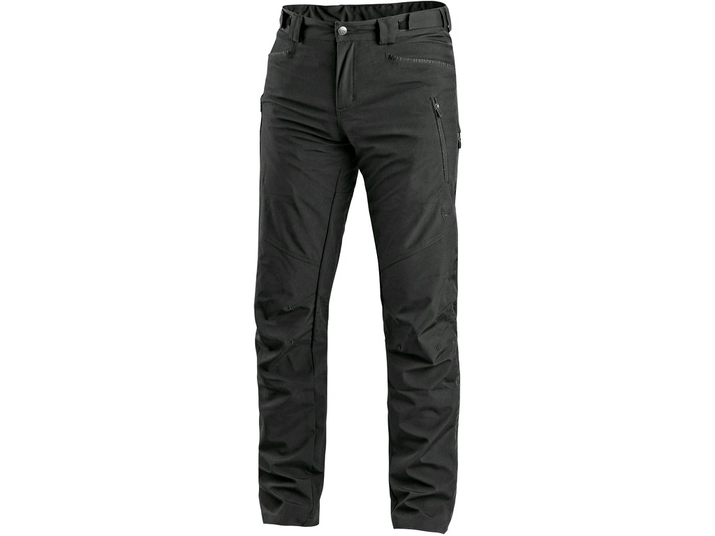 CXS Kalhoty AKRON, softshell, černé, vel. 54