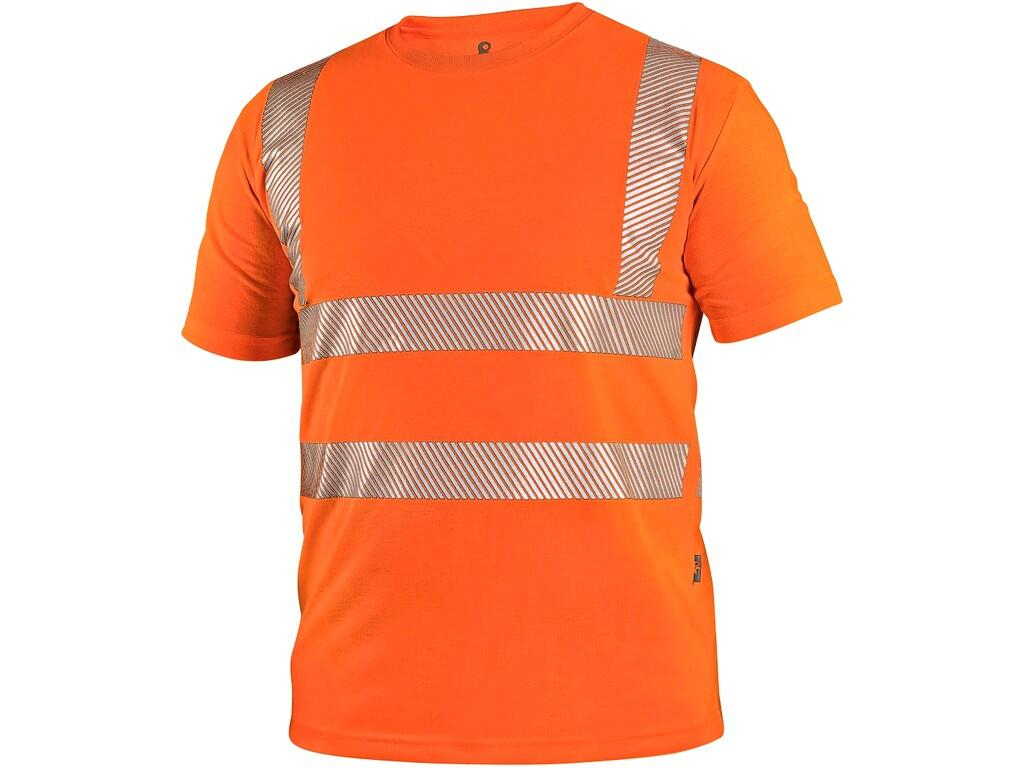 CXS Pánské výstražné tričko BANGOR oranžové vel.L