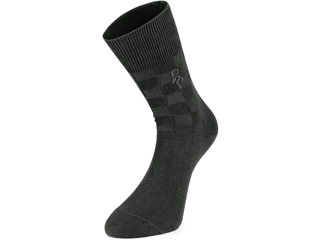 CXS Ponožky WARDEN černé, 3 páry vel.45