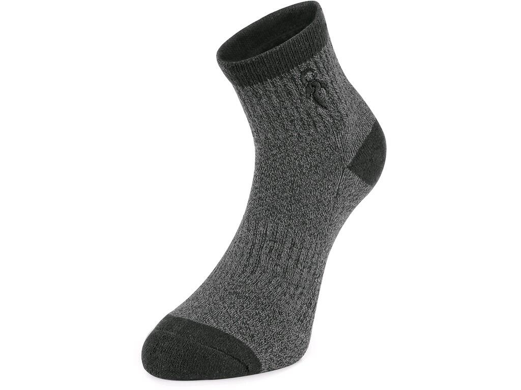 CXS Ponožky PACK II, tmavě šedé, 3 páry vel.46-48