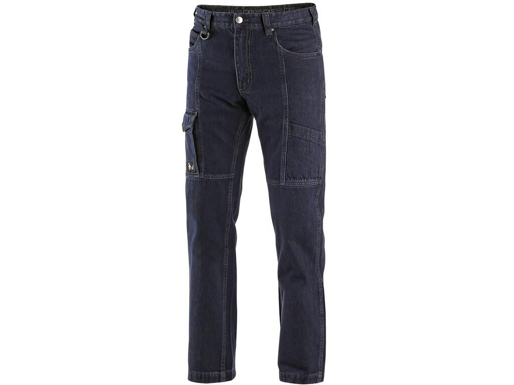 CXS Kalhoty jeans NIMES II, pánské, tmavě-modré vel.52