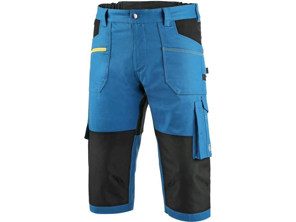 CXS Pánské montérkové 3/4 kalhoty STRETCH středně modré vel.64