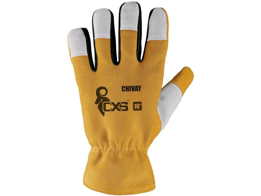 CXS Celokožené zimní rukavice CHIVAY vel.9
