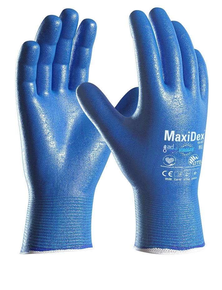 ATG máčené rukavice MaxiDex® 19-007 vel.9