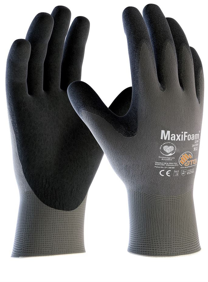 ATG Máčené rukavice MaxiFoam® LITE 34-900 vel.8