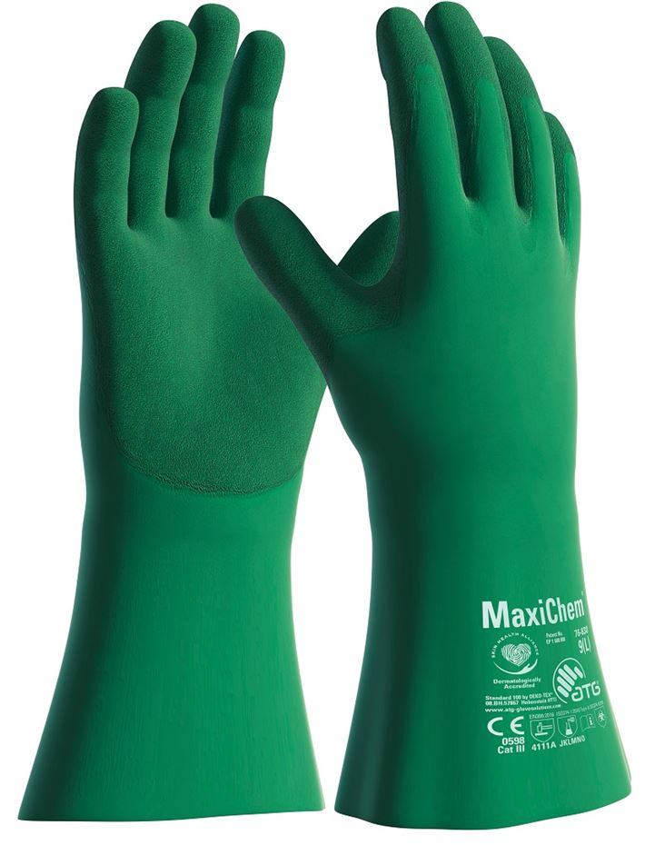 ATG Chemické rukavice MaxiChem® 76-830 - TRItech™ vel.9