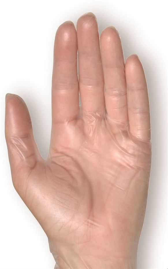 Semperguard Jednorázové rukavice VINYL - nepudrované - čiré vel.9