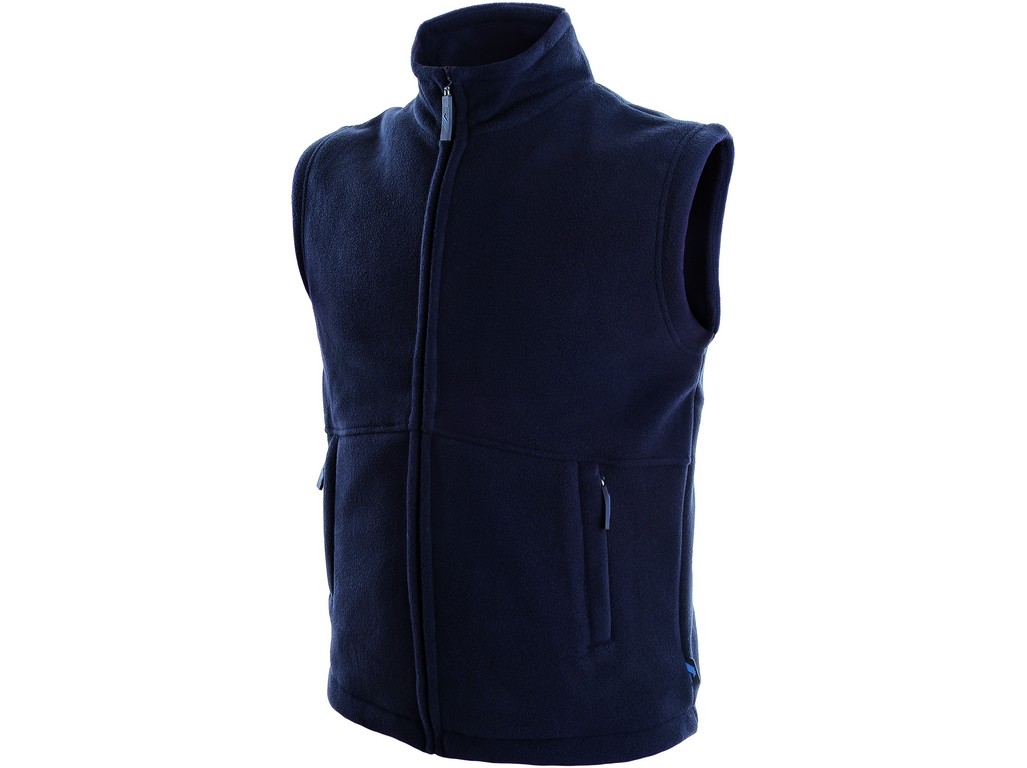 CXS Pánská fleecová vesta UTAH, tmavě modrá, vel. XL