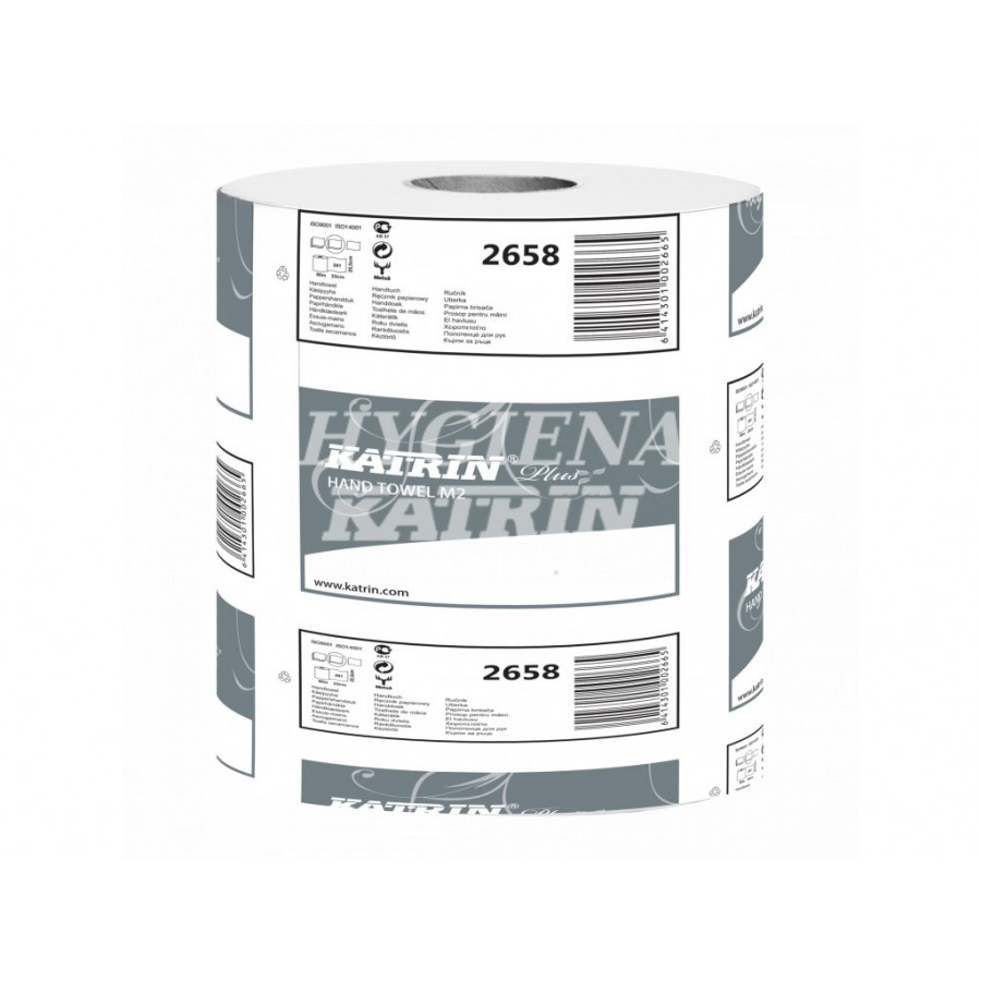 Papírový ručník v roli KATRIN PLUS M 2-PLY - 2658