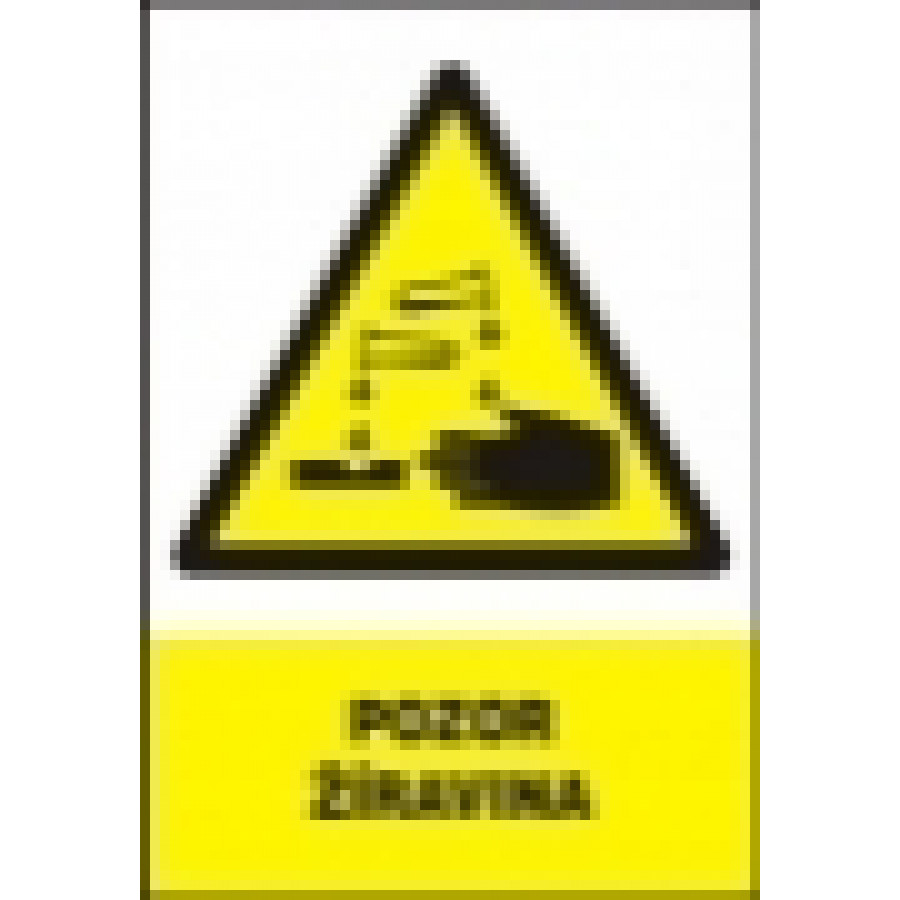 Pozor žíravina