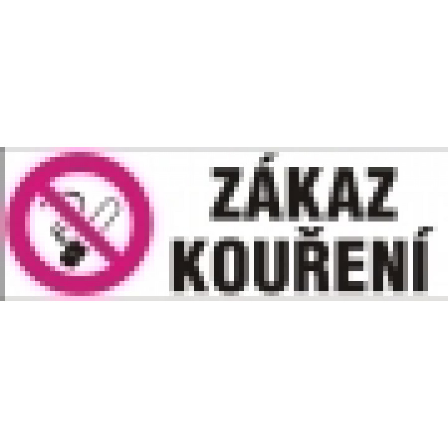 Zákaz kouření 420 x 148 mm