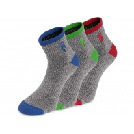 Ponožky  PACK, šedé, 3 páry