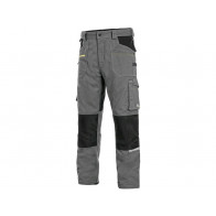 kalhoty STRETCH,zkrácená 170-176cm šedo-černé 