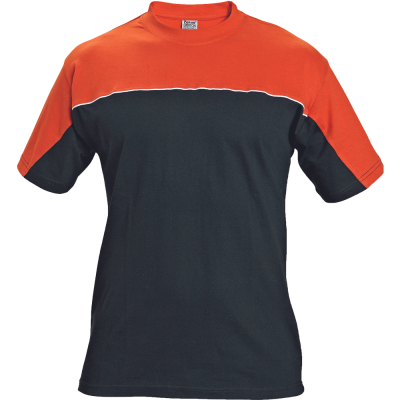 Emerton triko černá-oranžová