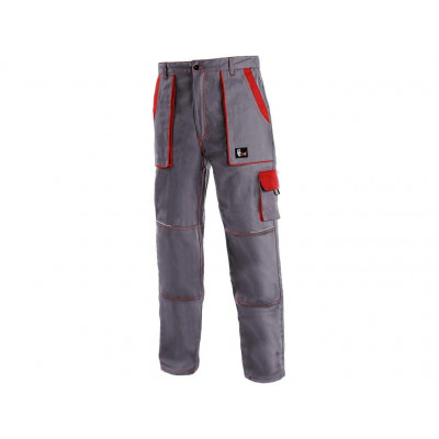 Kalhoty Luxy Josef šedo-červené 