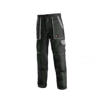 Kalhoty Luxy Josef černo-šedé 