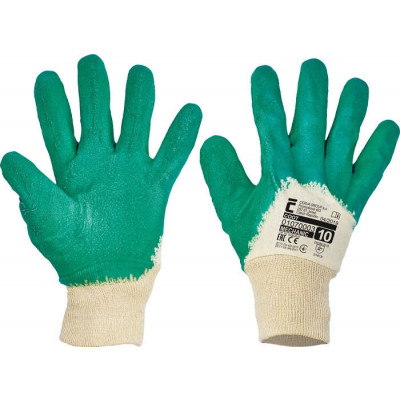 COOT rukavice máč. v zeleném latexu