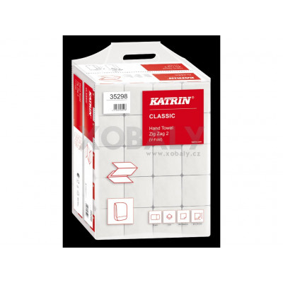 Skládané papírové ručníky KATRIN Classic Handy pack