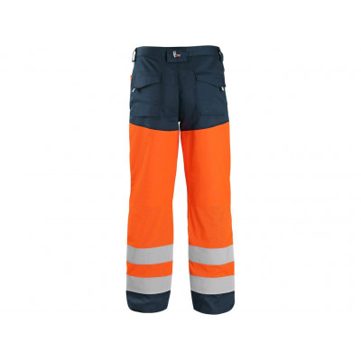 Kalhoty HALIFAX, výstražné se síťovinou, pánské, oranžovo-modré