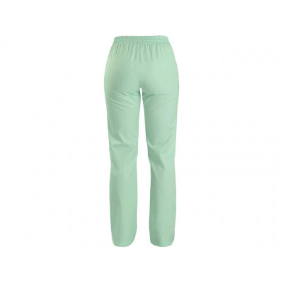 Dámské kalhoty TARA zelené s bílými doplňky