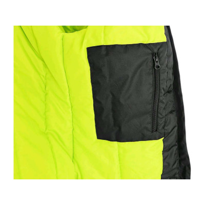 Dámská zimní bunda KENOVA černo-žlutá