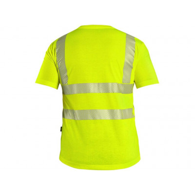 Pánské výstražné tričko BANGOR žluté