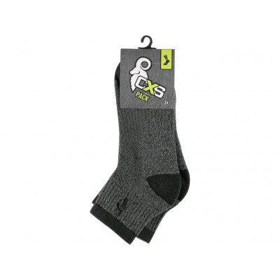 Ponožky PACK II, tmavě šedé, 3 páry