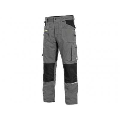kalhoty STRETCH,zkrácená 170-176cm šedo-černé 