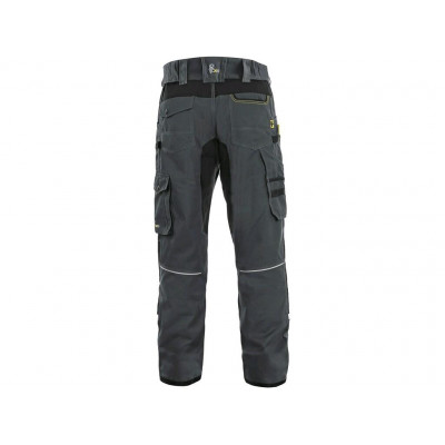 Kalhoty CXS STRETCH, pánské, tmavě šedo-černé