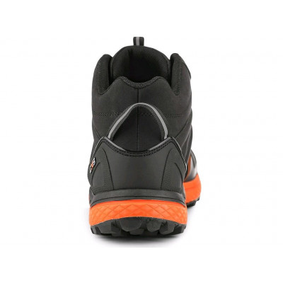 Kotníková softshellová obuv SPORT černo-oranžová 