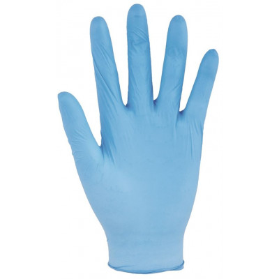 Jednorázové rukavice PROTECTS HYGIENIC VINYL - nepudrované - modré 