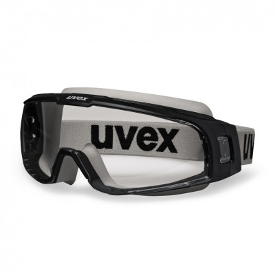 Brýle uvex u-sonic, PC čirý/UV 2C-1,2, SV plus, oil and gas, barva černo/šedá