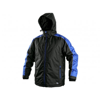 Pánská zimní bunda BRIGHTON, černo-modrá