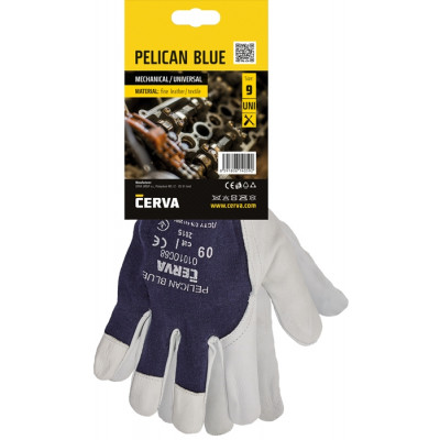 PELICAN Blue rukavice kombinované s blistrem
