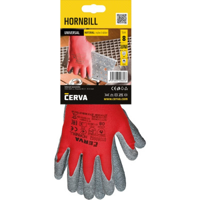 HORNBILL rukavice s nánosem gumy s blistrem