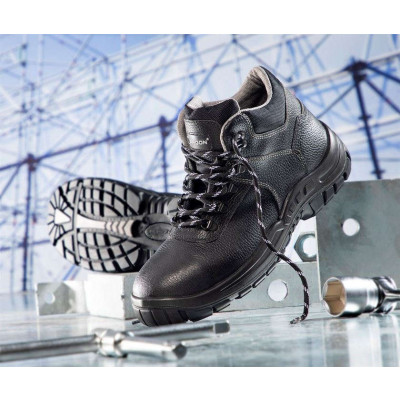 Bezpečnostní kožená kotníková obuv PROTECTOR S3 