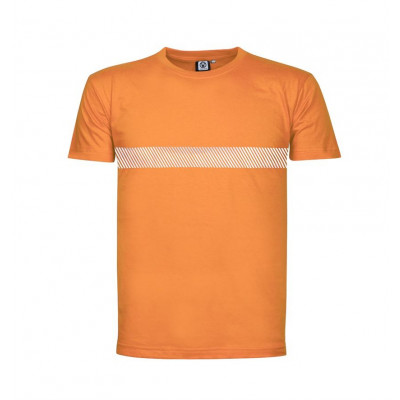 Tričko XAVER s reflex. pruhem oranžové
