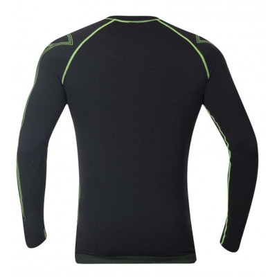 Funkční tričko s dlouhým rukávem LYTANIX černo-zelená