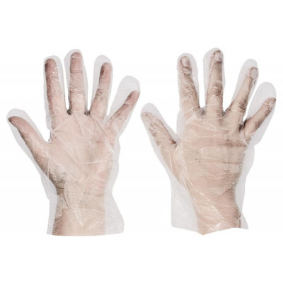 DUCK HG rukavice jednoráz.polyethyl.100ks/bal