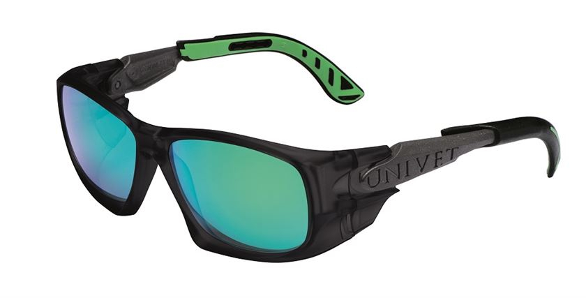 Brýle UNIVET 5X9 Sport , zelený zrcadlový zorník