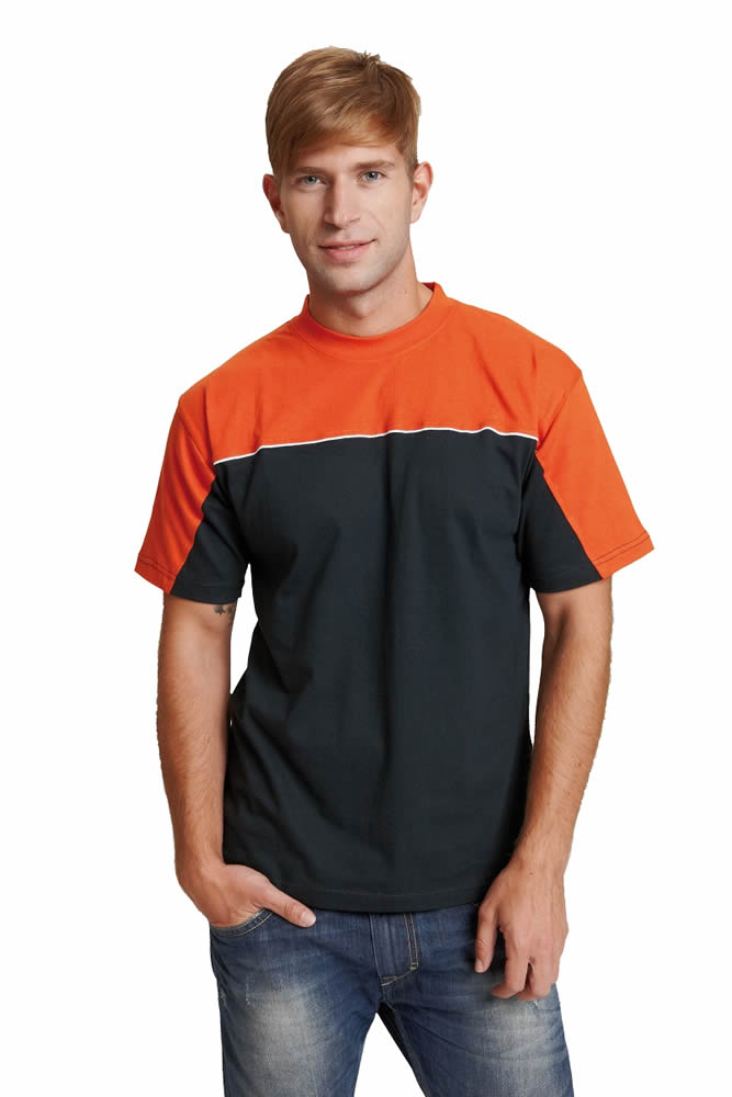 Australian Line Emerton triko černá-oranžová - XL