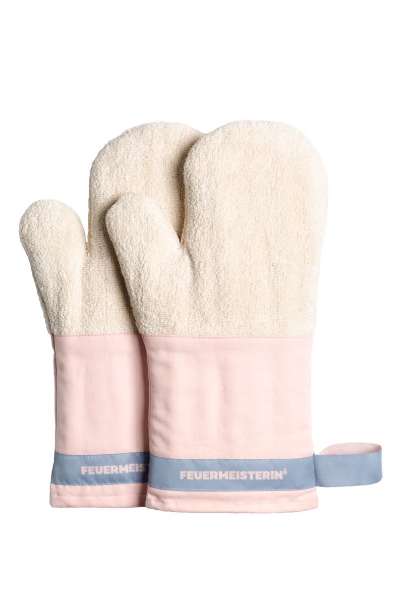 Kuchyňské rukavice Premium růžové (pár)